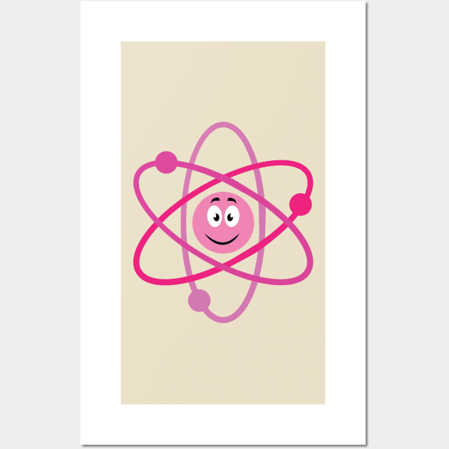 Think Like A Proton and Stay Positive Wall Art by bojan17779